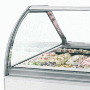 Vitrine ventilée pour glace MILLENNIUM LX18 (970 / 181 L) Blanc TEFCOLD_1