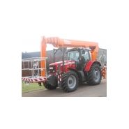 Nacelle sur tracteur avec bras JIB pivotant à 130° pour travaux en hauteur