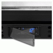 Arrière - bar 2 portes vitrées coulissantes et 4 clayettes chromées - 182 L | Tefcold - BA26S_1