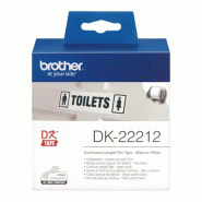 DK-22212 - Rouleau de film continu Brother original  Noir sur blanc, 62 mm_1