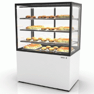 Vitrine chauffante INTEGRA chaleur sèche sur base - 1000 mm - 4 niveaux - H1400 mm - IN100/80-140C | Sayl Barcelona - Accès arrière, 815 mm, 1400_1