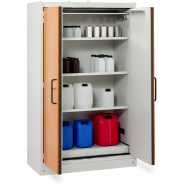 Armoire anti-feu CEMO - PROline F90 12/20 - 2 portes - Bac rétention 33L - Réf 11880 - Résistance 90 min_1