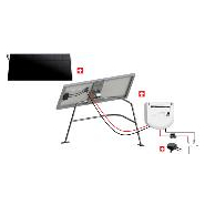 Kit solaire bateau Uniteck 120W 12V MPPT back-contact - Verre trempé haute qualité - Résistant à l'eau_1