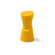 Tabouret haut en résine DOT - Stamp - Polyéthylène avec traitement anti-UV pour extérieur_1