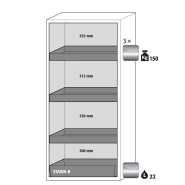 Armoire de sécurité S-CLASSIC-90 modèle S90.196.090 - Réf 30204-002-30833 - Type 90 - Stockage de substances inflammables_1