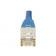 Cordon RJ45 CAT.5e F/UTP blindé - 0,5 m - bleu - composite cuivre aluminium - 854123_1
