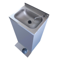 Lave-mains en inox autonome avec distributeurs de savon et de serviettes_1