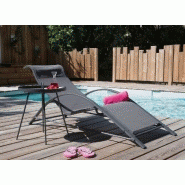 Table basse Flower - acier - grise_1