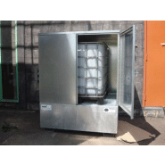 Armoire de rétention en acier galvanisé avec caillebotis - Grande hauteur_1