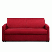 Canapé convertible DAY Express - Mono assise - Matelas 14 cm en mousse polyuréthane - Rouge - Fabrication artisanale italienne_1