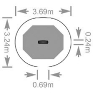 Cerceau fixe Zingo pour aires de jeux - réf 8019875 - Hags - Vert - Scellement béton_1