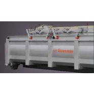 Remorque avec pompe hélicoïdale en inox et capacité de 25 t/h à 42 t/h