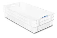 Bac gerbable 800 x 400 - 50 litres - Fond et parois pleins ou ajourés - PEHD - Norme Europe_1
