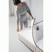 Matelas haut de gamme ALPES - Housse lavable - Visco Gel 3D - Idéal pour collectivités et hôtellerie_1