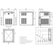 MF 56 ASR - Machine à glace en supergrains - Scotsman - 600 kg/24 h - Inox avec condenseur à air_1