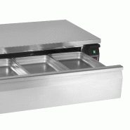 Soubassement réfrigéré UD2-3 Uni-Tiroir GN2/1 pces Inox TEFCOLD_1