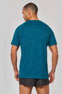 T-shirt de sport à col rond recyclé homme - PROACT - Réf : PA4012 - 100% polyester recyclé - Tissu léger à séchage rapide_1
