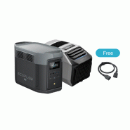 Climatiseur portable EcoFlow WAVE 2 + Station électrique portable EcoFlow DELTA 2 Max_1