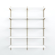 Élément suivant Cremagold 5 tablettes blanc L90xH240cm_1