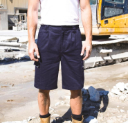 Short de travail Action - Réf: R309X - coupe-vent, multi-poches, taille extensible_1