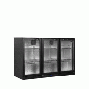 Arrière bar réfrigéré 3 portes BA31H noir TEFCOLD_1
