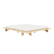 Lit futon Japan Bed en pin naturel - Couchage 180 x 200 cm - Esthétique japonaise_1