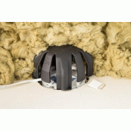 Lot de 3 cloches de protection SpotClip-IV-Slim pour spots encastrés fixes ultraplats - noir - hauteur 63 mm_1