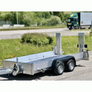 DEFINITIVE CLM Remorque porte engin aluminium 3T5 FLY35_1