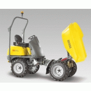 Dumper à pneus Wacker Neuson girabenne 800 L - 1320 kg à vide, capacité benne 0,80 m3_1