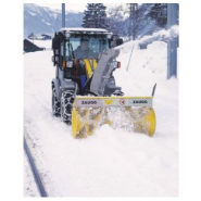 Fraise à neige et chaînes pour chargeuse - Idéal pour déneiger trottoirs, allées et parkings - Disponible en location_1