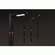 Lampadaire urbain lilio / led / 96 w / en aluminium thermolaqué