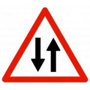 Panneau de danger A18 - Circulation dans les deux sens_1