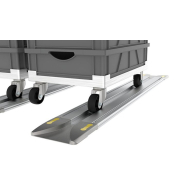 Rail de guidage pour le guidage unilatéral des chariots de sol dans les stations FIFO (ensemble)- 1 jeu_1