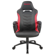 Fauteuil de bureau AZGENON Z100 Rouge - Design racé, robuste et confortable - Poids maximal 120 kg - Réf : AZG_Z100_BKRED_1