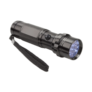 Lampe torche en aluminium - 14 LED - 120 mm - avec boîte cadeau noire et piles AAA incluses_1