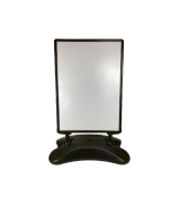 Panneau trottoir en aluminium sur ressorts pour 2 affiches format A0 - Référence : BCS-SWINGA0-N_1