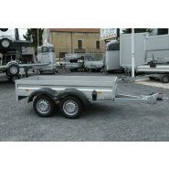 Remorque utilitaire d'une grande qualité de fabrication à 2 essieux freinés 1000 kg - humbaur - 2348_1