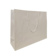 Sac kraft luxe à poignées papier blanc 30 x 25 x 10 cm par 15_1