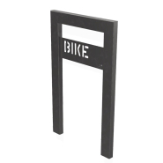 Support vélo en acier inoxydable personnalisé - Universel et modulable - Référence BTSV200_1