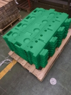 Enclos pour animaux 2,5x2,5x0,65 - polyéthylène haute densité - Plast'Up Rotomoulage_1