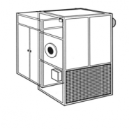 Générateur d'air chaud fuel gaz fixe - Série G pour bâtiments industriels et locaux spécifiques_1