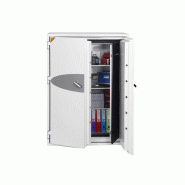 Armoire forte ignifuge 2 H - 2 étagères 5 plateaux multimedia - PHOENIX DATA COMMANDER DS4623 - Serrure à clé_1