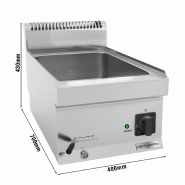 Bain-marie électrique - 1x GN 1/1 - Prof. 700 | GGM - Mario 700_1