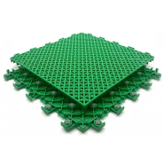 Dalle personnalisable DOUBLE-SPIN PRO - Réduction phonique pour terrains de sport de raquette et aires de jeu_1