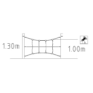 Jeu de grimpe en robinier - réf 8061274 - Hags_1