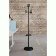 Porte manteau design sur pied noir STAN_1