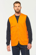 Gilet sans manches polycoton multipoches unisexe - Réf: WK608 - Disponible en plusieurs tailles et couleurs_1