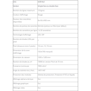 Affichage électronique monocrome Vista C