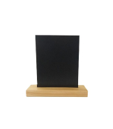 Porte menu de table en bois avec ardoise A5 - Lot de 2 - Référence : PFN57PINA5_1