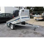 Remorque sans frein à plancher bois pour transport de bagages et bricolages - Lider Cadix 39310 - 750 kg_1